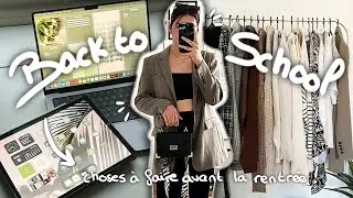 LES CHOSES À FAIRE AVANT LA RENTRÉE - BTS2k22 // MarineBny