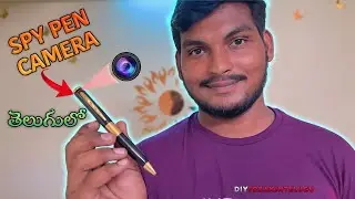 I Tested a Spy Pen Camera - DIYFreak in Telugu