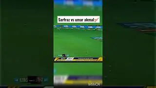 sarfraz and umar akmal in psl match |#psl #criket #sarfraz #umarakmal #13-03-2023