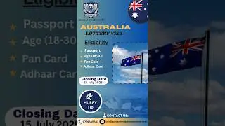 Australia Lottery Visa Open Now! 🎯 Apply with Minimum Documents | Gurbaz Immigration Services