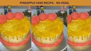 Easy Pineapple Cake Recipe | Step by Step Homemade Cake Tutorial 🎂