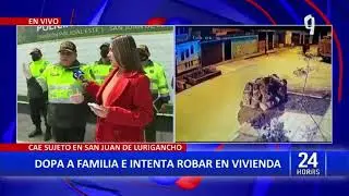 Coronel Charles lidera captura de delincuente que dopó a familia para robar en SJL