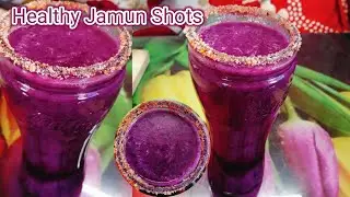 Jamun Shots Recipe | Jamun Juice Recipe | How To Make Jamun Juice At Home |