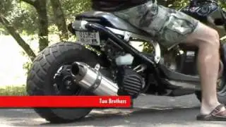 Ruckus Exhaust Pipe Comparo