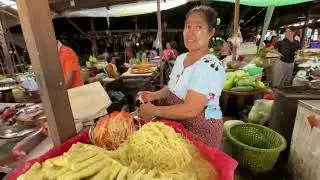 🇲🇲 A day of good wet market life | Myanmar | Yangon