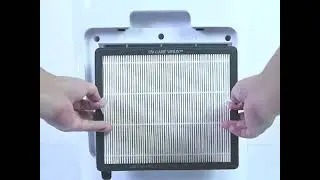 UV Care Dry Pure 2-in-1 Dehumidifier & Air Cleaner: How to replace H13 HEPA Filter.