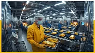 Inside the Largest 24K Gold Factory: How Mining Ore Is Refined Into Gold Bars (Full Process)