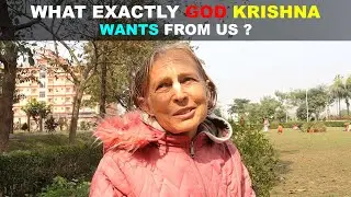 Asking a Foreigner Krishna devotee 