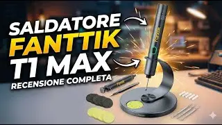 Il miglior saldatore per l'elettronica fai-da-te? Fanttik T1 Max #saldatore #fanttik #giulioanelli
