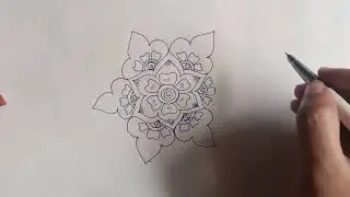 Easy and simple rangoli design for sankranti 