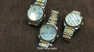 Rolex Journal 126333: Comparison of True and False Green Roman Numerals, Difficult to Distinguish?