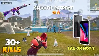 SMOOTH + EXTREME GAMEPLAY🔥 | iPhone 8 PUBG/BGMI Test 2024