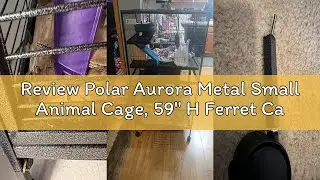 Review Polar Aurora Metal Small Animal Cage, 59