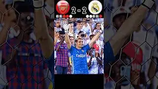 Arsenal vs Real Madrid Penalty Shootout