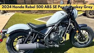2024 Honda Rebel 500 ABS SE Pearl Smokey Grey: Premium Stylish Cruiser