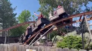 Blazin&rsquo; Buckaroo off-ride footage Elitch Gardens