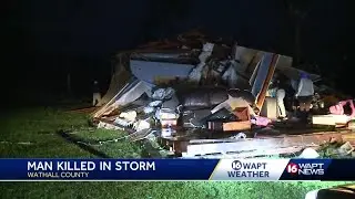 Man killed in storm in Walthall County