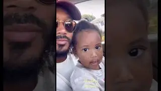So Adorable 🎀💋&hearts;️ Romeo With His Daughter 👧🏽