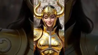 [Ai] Beautiful Women with Golden Armor Saint Taurus #shorts #youtubeshorts #tranding #viralvideos