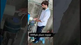 500 lph plant repair &hellip;&hellip;by aqua ro system #aamir