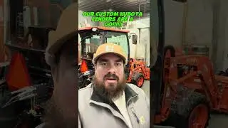 CUSTOM KUBOTA FENDERS FIT LIKE A GLOVE!!! #snowblower #kubota #kubotatractor #custom