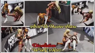 WWE 2K25 Ahri KDA Vs Daisee Haze - Extreme Rules Match 