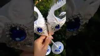 The most popular glasses in 2022.Modeling with polymer clay and rhinestone decoration.