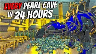 How We Raided EVERY Pearl Cave In 24 HOURS - Ark