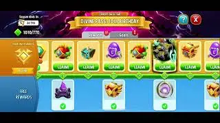 All the premium awards on the divine pass! Dragon City 2022