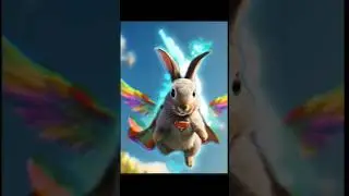 the power of flying rabbits #rabbit #flying #flyingbeast