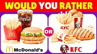 🤯 Would You Rather &ndash; The Most Controversial Junk Food Choices! 🍕🍫🍔