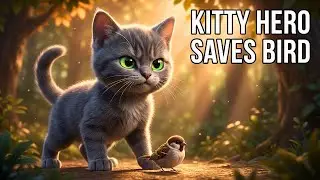 Pip's New Friend | The Courageous Kitten | Moral Stories | English Stories