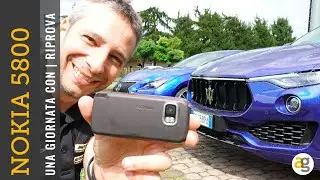 Una GIORNATA con NOKIA 5800 tra una sgommata e una MASERATI LEVANTE. RETROPROVA