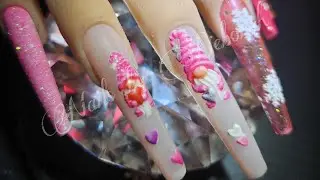 Easy Pink Valentine Nail Designs 