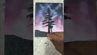 🎄Easy Christmas tree painting 🎄#Nareshpaintings #drawing