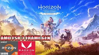 Horizon Zero Dawn Remastered | Ryzen 5 5600G Vega 7 Performance Test