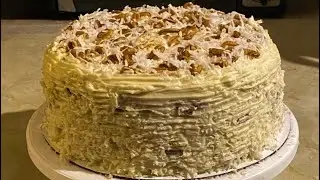 Homemade Italian Cream Cake (3 Layers)