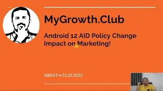Android Advertising ID (GAID) Privacy Policy Change For Android 12 and LAT Android Device