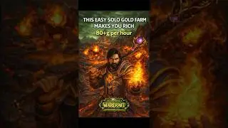 80 Gold Per Hour Solo Method for TBC Prep #wowclassic #goldfarm  #tbc #worldofwarcraft #wow
