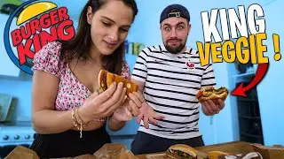 Dégustation King Veggie, Wrap Veggie et Frites Chèvre de chez Burger King avec Pidi !