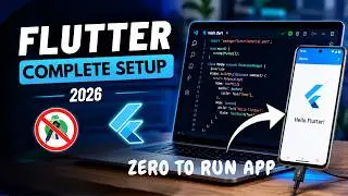 Flutter Installation & Setup Without Android Studio | Run on Real Device