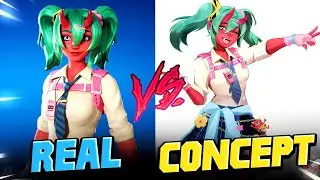 Is Nemia BETTER than her CONCEPT ART? | Fortnite Survey Skins Analysis | Fortnite 2025