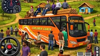 Offroad Bus Simulator 3D Game City Coach Bus Simulator Game 2025 -Andriod Gameplay