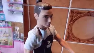 Barbie FXP03 Ken Career Puppe Barista