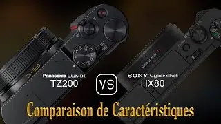 Panasonic Lumix TZ200 vs. Sony Cyber-shot HX80: Une Comparaison de Caract&eacute;ristiques