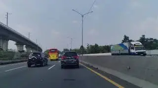 PERJALANAN DARI GERBANG TOL PASTEUR  MENUJU EXIT TOL CILEUNYI