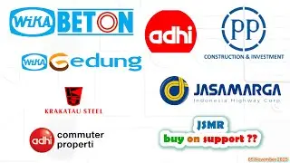 Analisa Teknikal WEGE WTON ADHI PTPP JSMR KRAS ADCP JKON CGAS UVCR BUVA