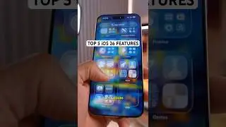TOP 5 iOS 26 Public Beta Features 🍎 #apple #ios26 #tech