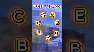 Guess the word from the letters 08 #facts #funny #quiz #mindbendingquiz