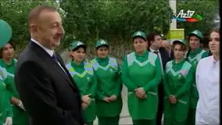Baku Agro Park.  Prezident İlham Əliyevin buraya gəlişi  (04.12.2017)